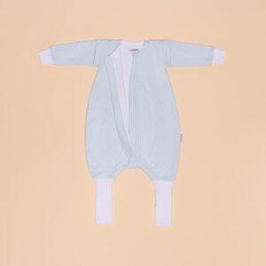 Saquito de dormir Media Estación con mangas Celeste